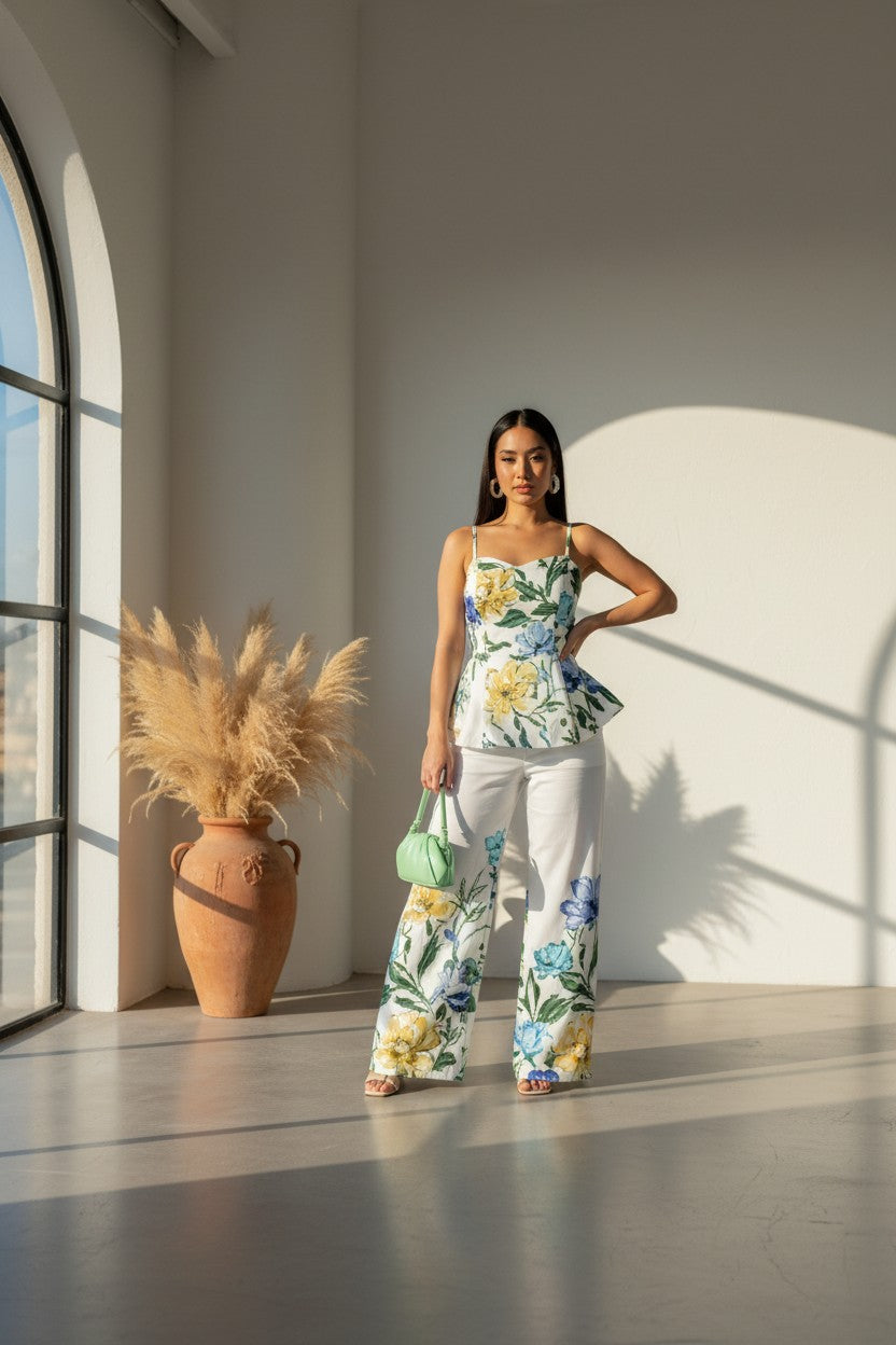 Botanical Breeze Belted Set