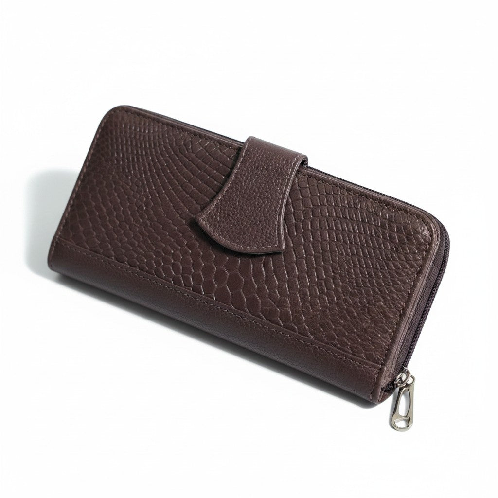Artisan Hand-Painted Genuine Leather Wallet