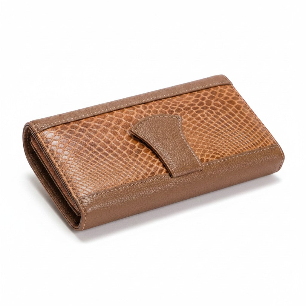 Artisan Hand-Painted Genuine Leather Wallet