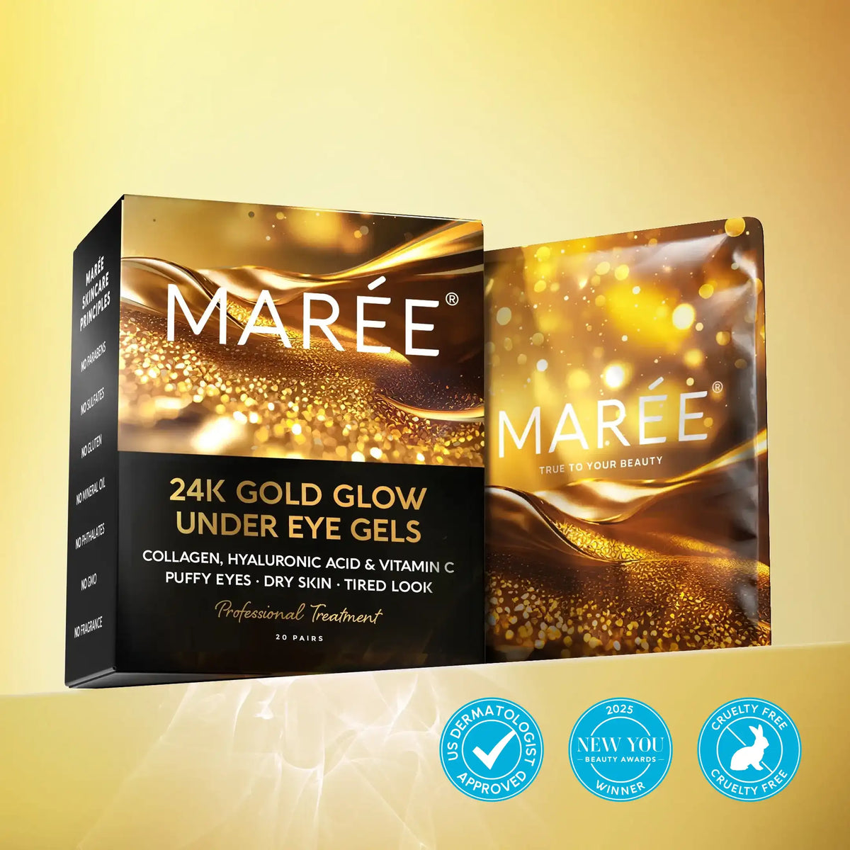 24K Gold Anti-Aging Eye Patches