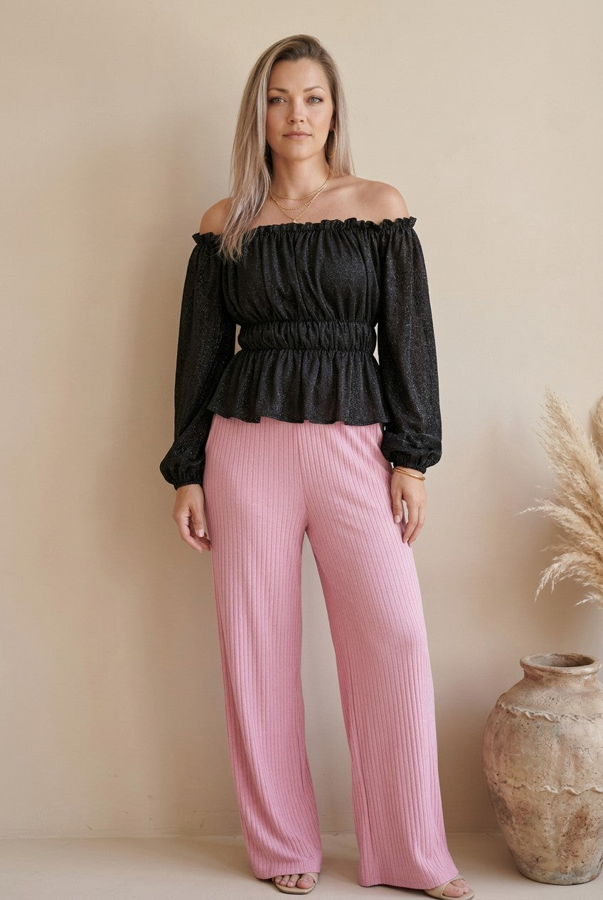 Coastal Luster Plissé Top