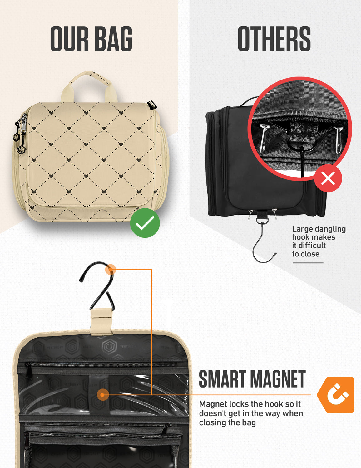Hanging Travel Toiletry Bag