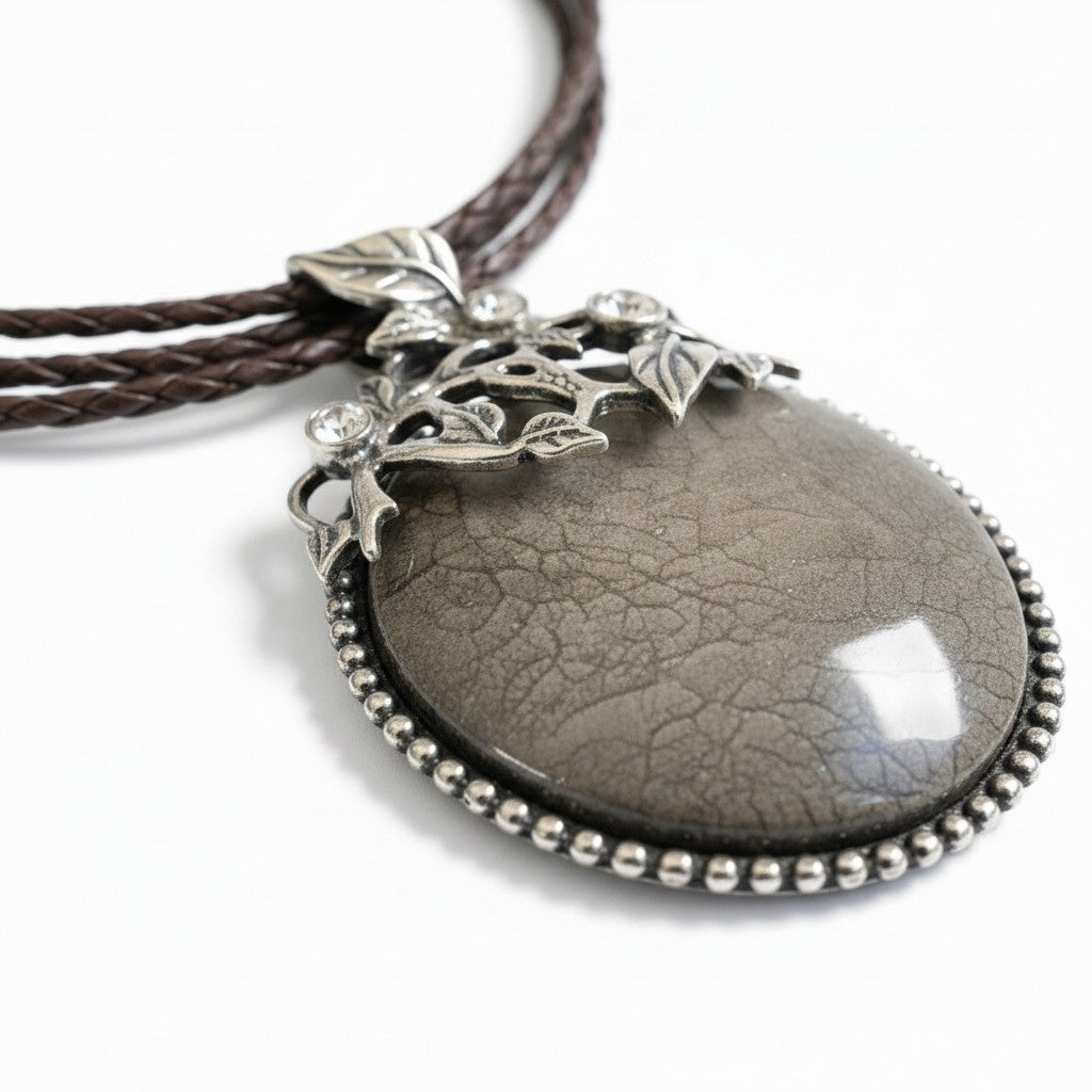 Enchanted Forest Botanical Gemstone Necklace