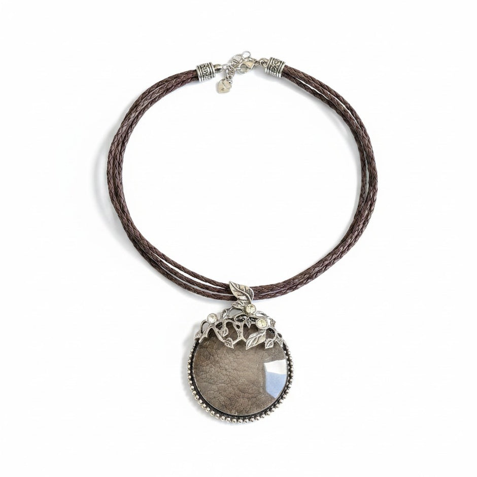 Enchanted Forest Botanical Gemstone Necklace
