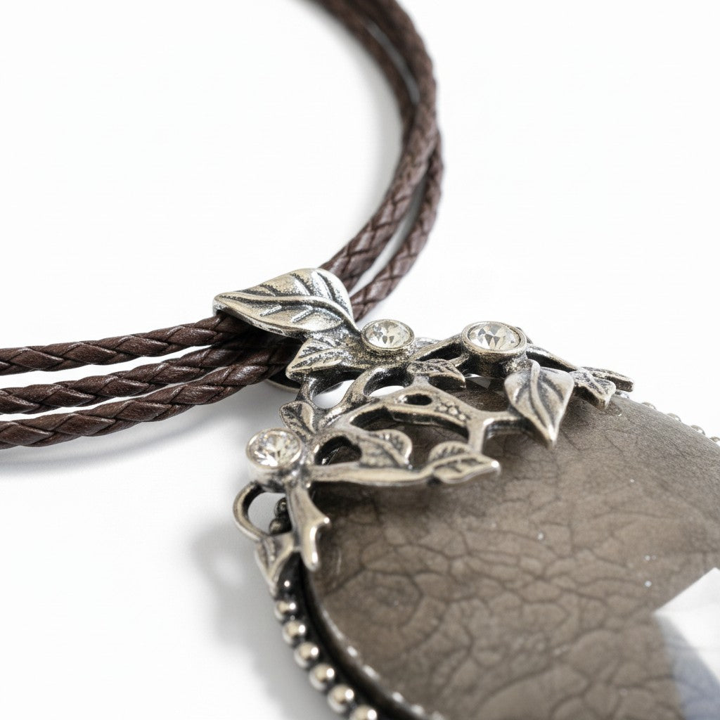 Enchanted Forest Botanical Gemstone Necklace