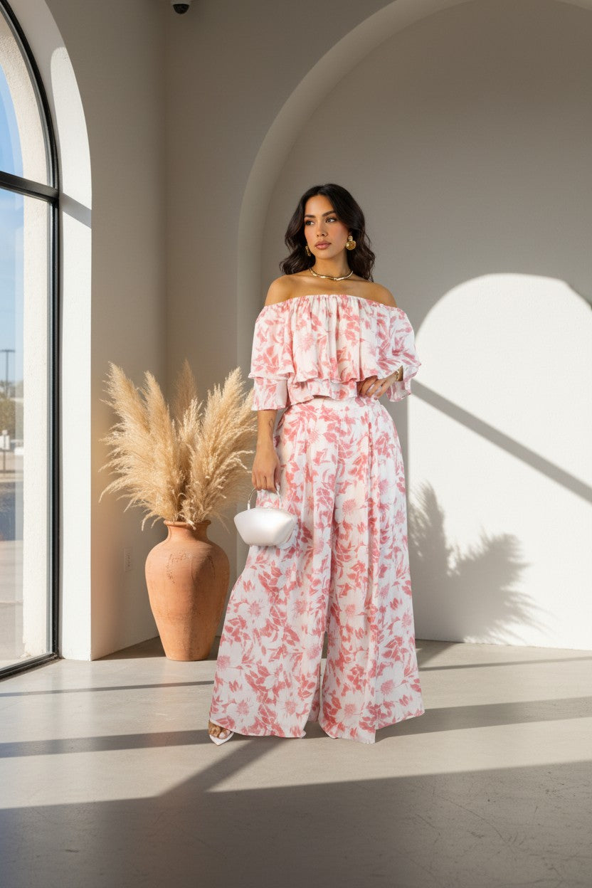 Santorini Scallop Two-Piece Set