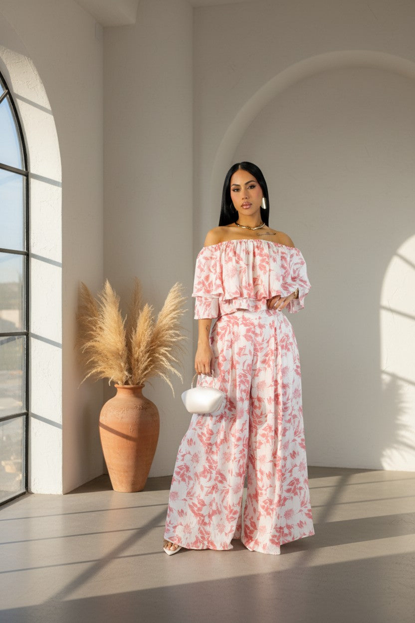 Santorini Scallop Two-Piece Set