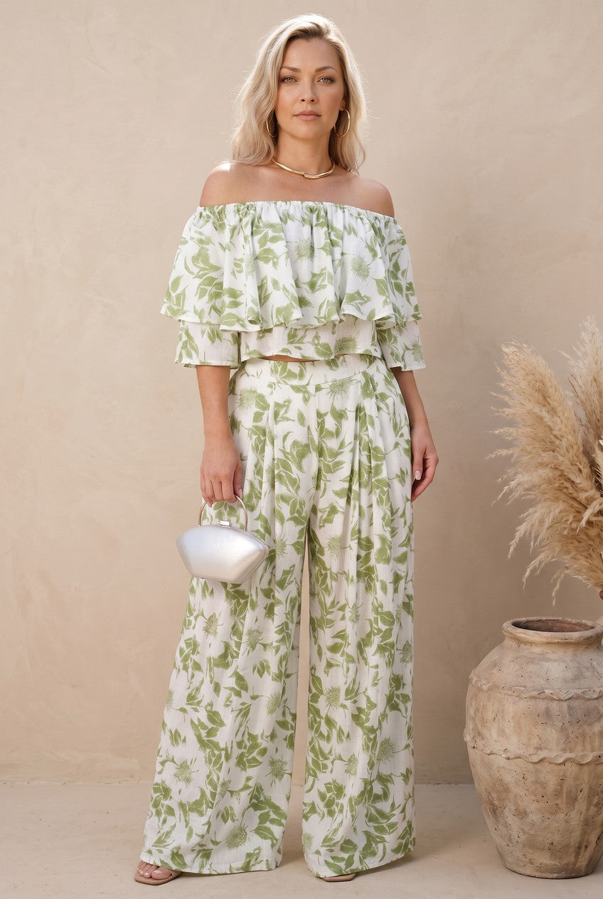 Santorini Scallop Two-Piece Set