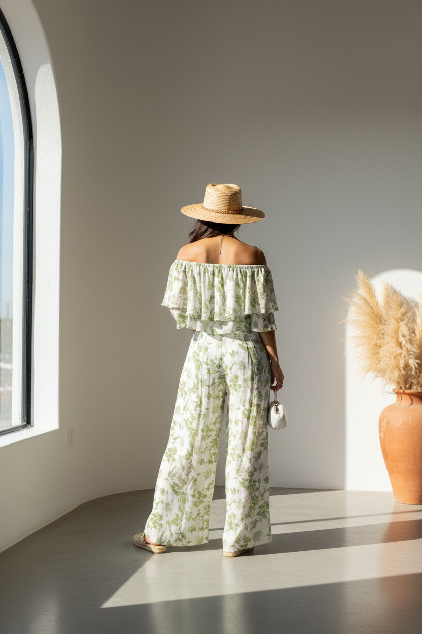 Santorini Scallop Two-Piece Set