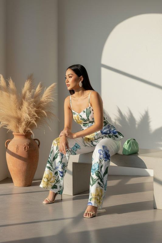 Botanical Breeze Belted Set