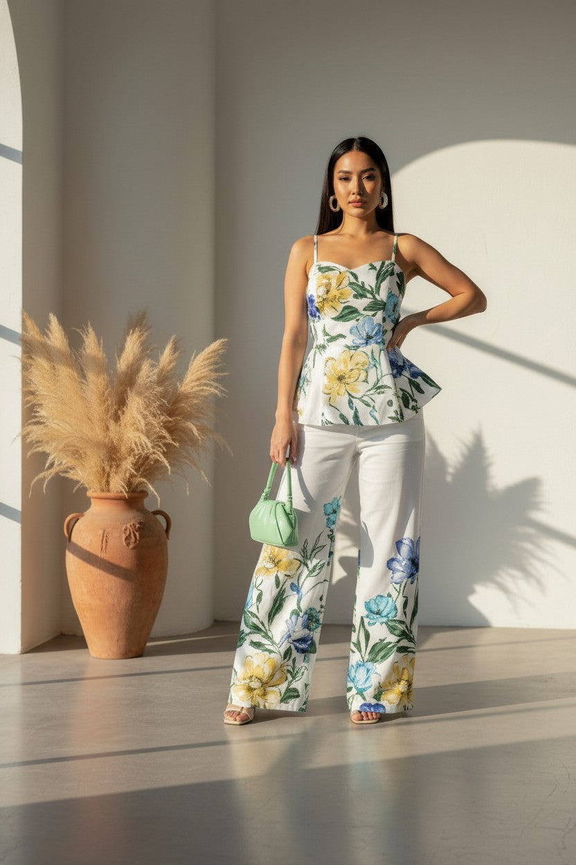 Botanical Breeze Belted Set