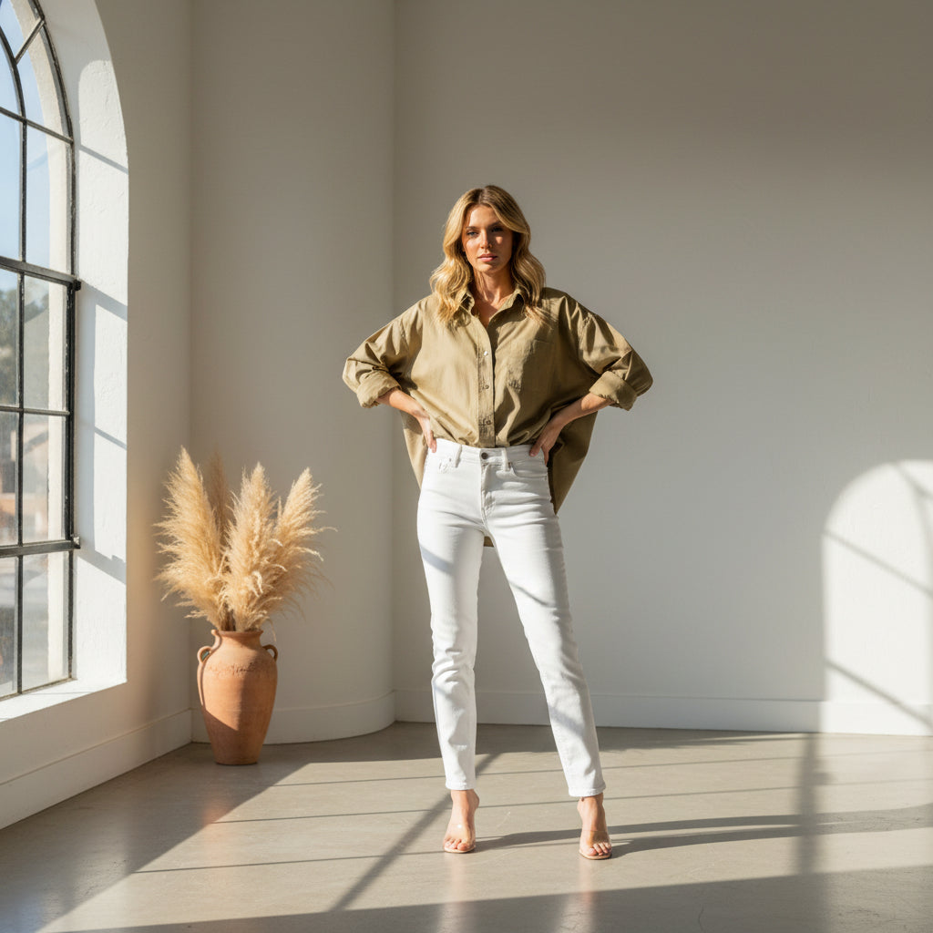 Oversized Long Sleeve Button Up